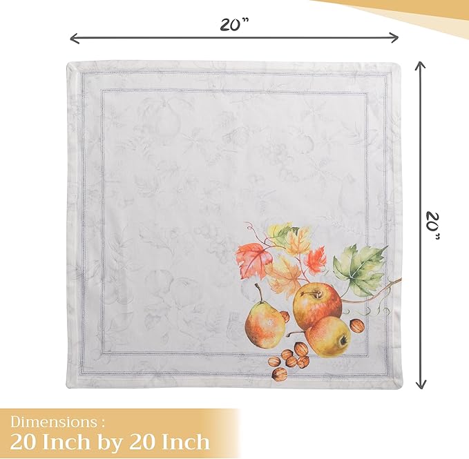 Maison d' Hermine Cloth Napkins Set of 4 100% Cotton - Image 4