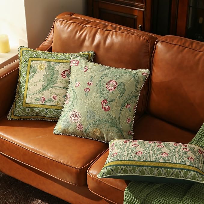 patdrea Designer Pack of 2 Rectangle Throw Pillow Covers, French Vintage Rustic - Image 8