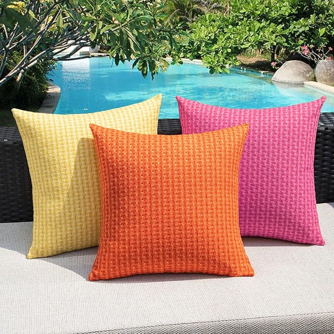 Kevin Textile Fall Outdoor Waterproof Throw Pillow Covers Pack of 2 Farmhouse - Image 6