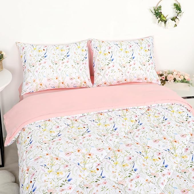 Twin Size Toddler Bedding Set for Girls- 5 Piece Toddler Girl Bedding, Super - Image 8