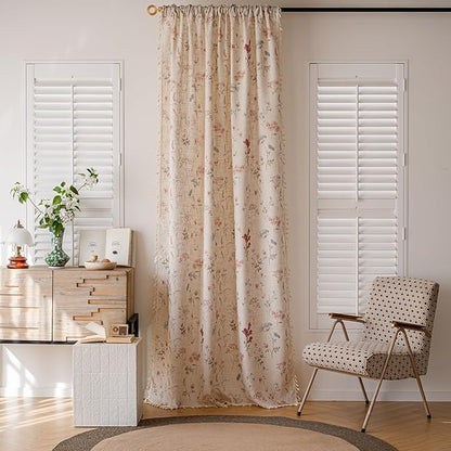 ENJOYBRIDAL Floral 84 Inch Curtains - Image 2