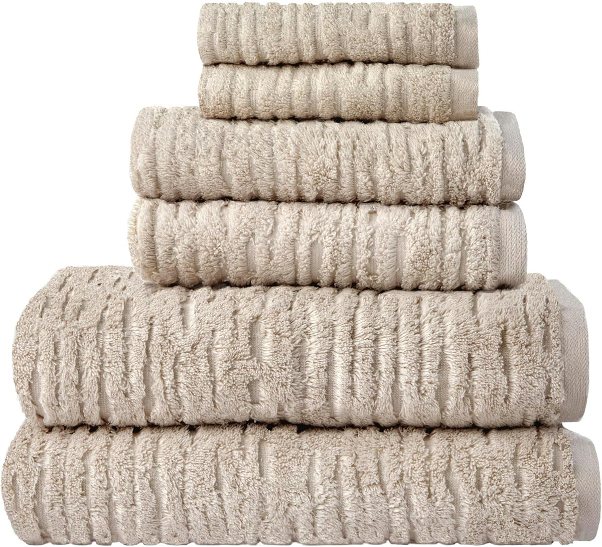 skl home cloudsoft bath towel set, 6-piece, 100%, main product view