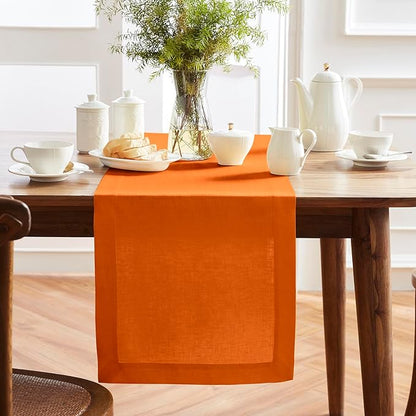 Solino Home Linen Table Runner 120 Inches Long by SolinoHome
