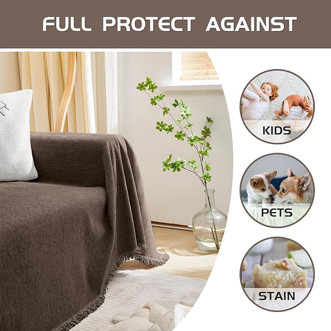 MEETSKY Oversized Couch Cover Sofa Covers Couch Covers - Image 6