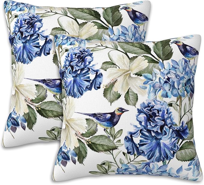 Abstract Marble Throw Pillow Covers Set of 2 Turquoise Marble Pillow Covers by Naqiuli