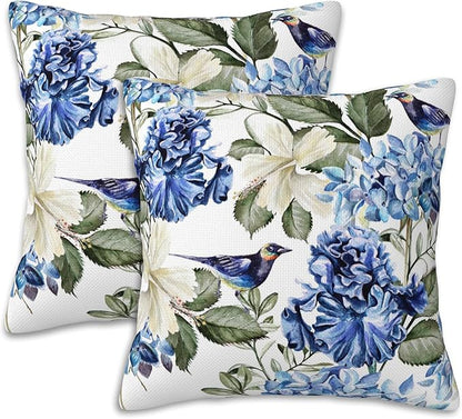 Abstract Marble Throw Pillow Covers Set of 2 Turquoise Marble Pillow Covers by Naqiuli