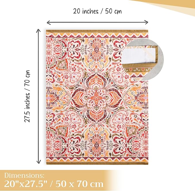 Maison d' Hermine Kitchen Towels Set of 3 100% Cotton 20" x 27.5" Reusable - Image 4