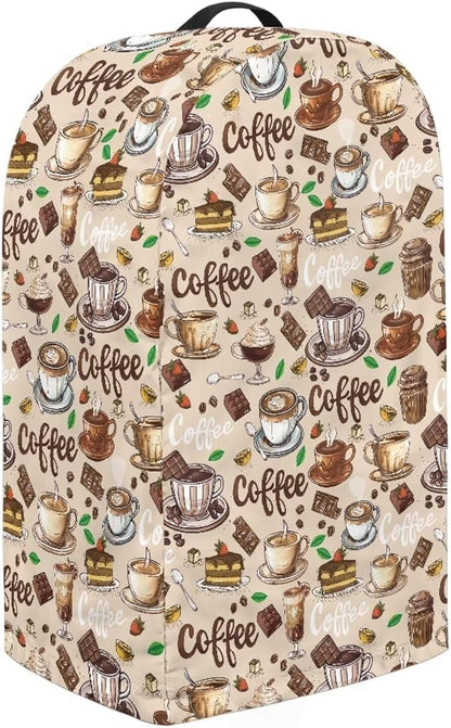 Coffee Beige Countertop Blender Cover - Image 4