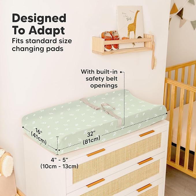 2-Pack Organic Changing Pad Covers - Image 4