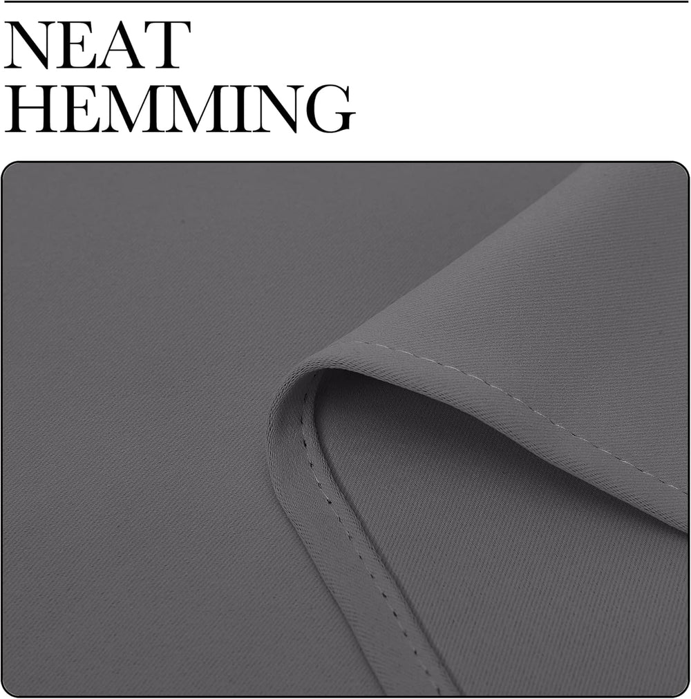 NICETOWN Blackout Curtain Panels Window Draperies - (Grey Color) 70x63 inch, ...