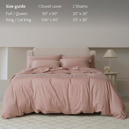 Double Stitch Cotton Tencel Duvet Cover - Image 5