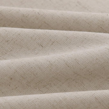 Light Brown Pinch Pleat Linen Curtains 96 Inch Length 2 Panels Set - Image 4