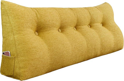 11 lbs Thickened Headboard Pillow Wedge Pillow Headboard Reading Pillow Bed by Rucener