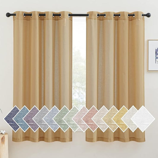 NICETOWN Desert Yellow Curtains by NICETOWN