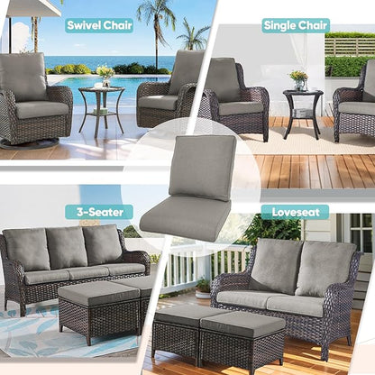 Rilyson Patio Cushions for Outdoor Furniture - Image 6