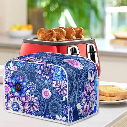 Bright Blossoms Toaster and Blender Cover Set Boho Mandala Floral Small - Image 6