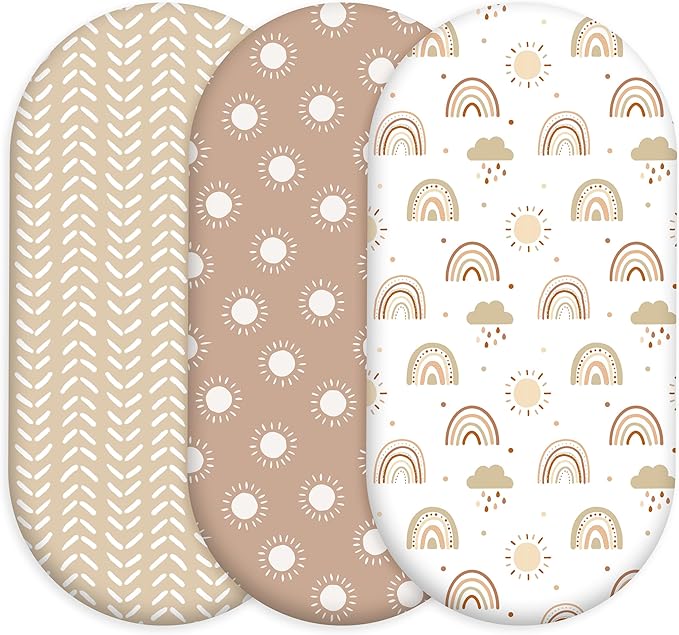 Baby Bassinet Sheets Girl Unisex by CivaruaKids