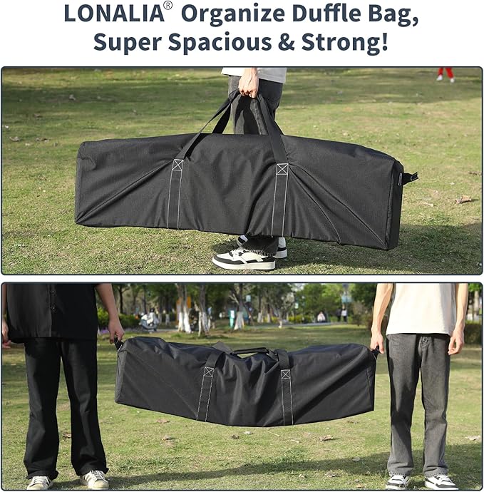 52 Inch Large Duffle Bag for Travel Camping - 180L Extra Large Heavy Duty - Image 4
