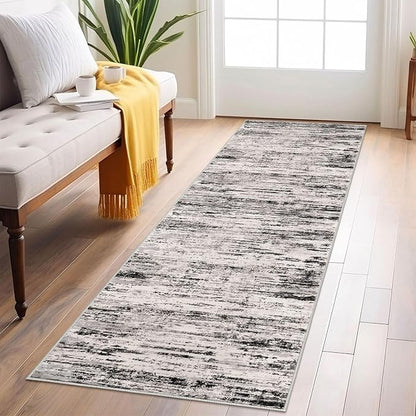 Modern Abstract Runner Rug 2x6 by lansny