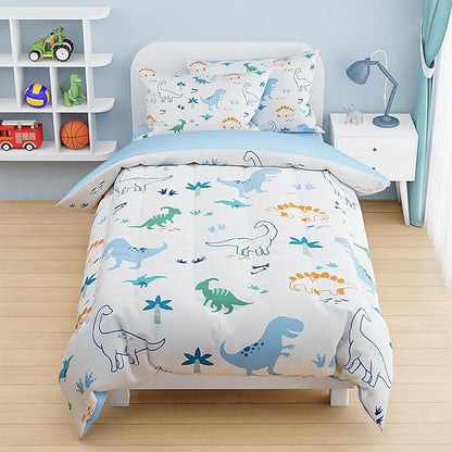 SANDJEST Dinosaur Duvet Cover Sets Twin Size by SANDJEST