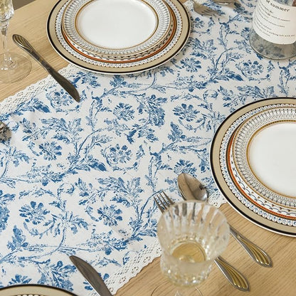 Vintage Floral Table Runner - Image 8