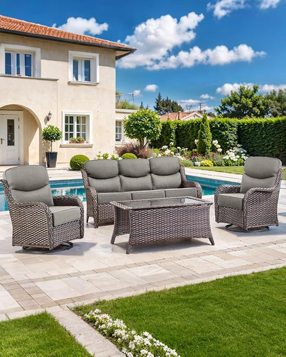 Luxury 22x24/22x25 6-Inch Smile Outdoor Seat Cushions Set of 2 - Image 6
