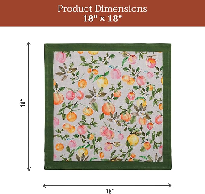 Maison d' Hermine Cloth Napkins Set of 4 100% Cotton Soft & Durable Everyday - Image 7