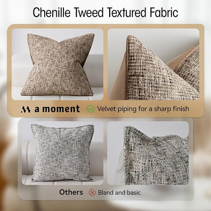 a moment Brown Reversible Pillow Covers 2 Pack - Image 3