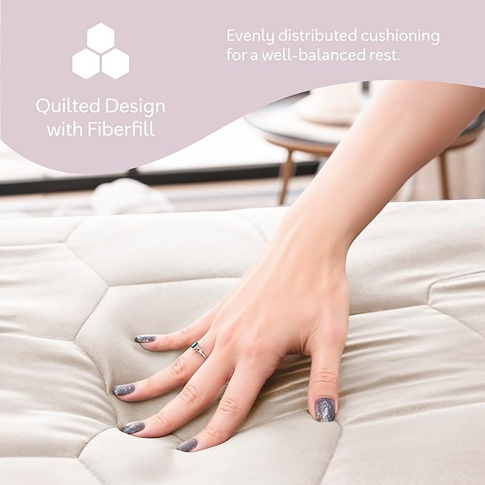 Hearth & Harbor 2 Pack Twin XL Size Quilted Fitted Mattress Pad Cover, 100% - Image 6