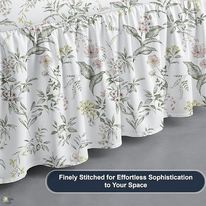 Cottington Lane Ruffled Bed Skirt Twin Size - Image 9