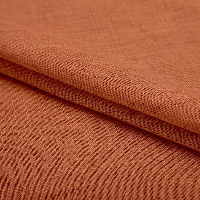Pitalk Burnt Orange Curtains 108 Inches Long - Image 9
