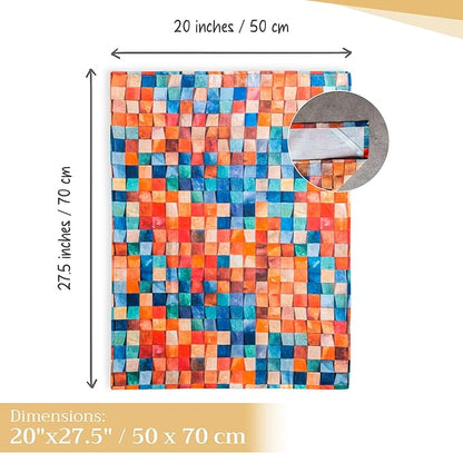 Maison d' Hermine Kitchen Towels Set of 3 100% Cotton 20" x 27.5" Reusable - Image 4