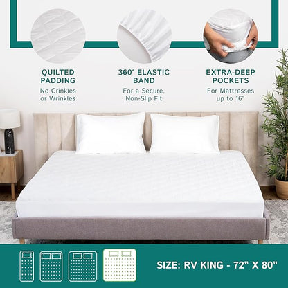 RV King Waterproof Mattress Pad - Image 5