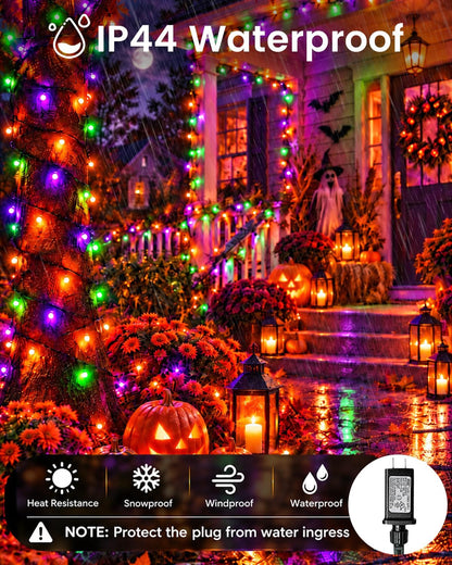 240LED Smart Color Changing String Lights 92FT Halloween Lights App Remote