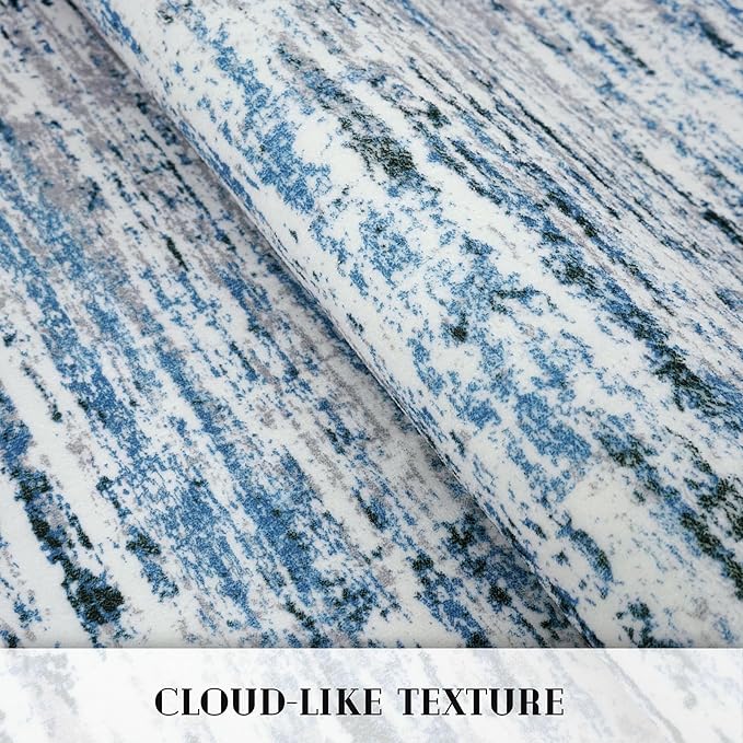 Modern Abstract Runner Rug 2x10 - Image 8