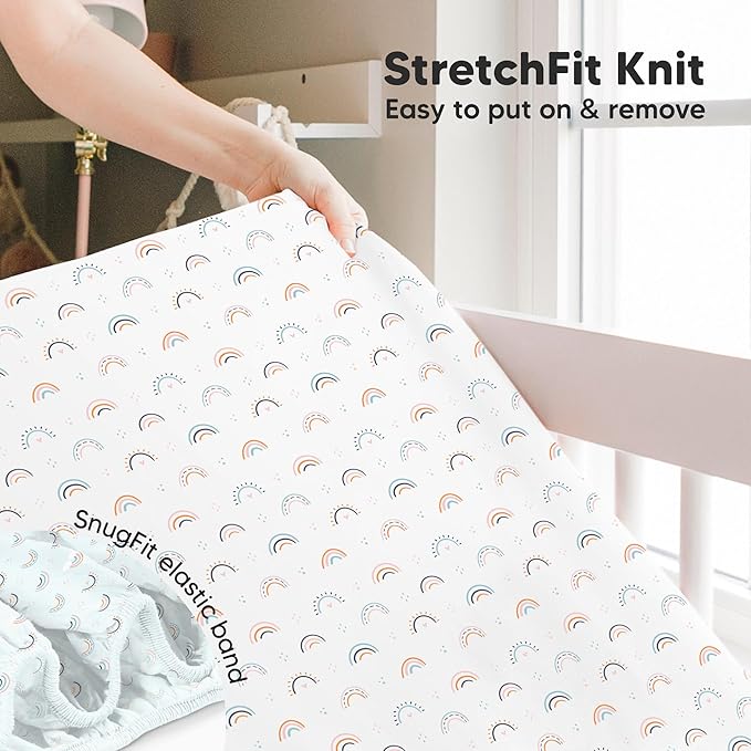 KeaBabies 2-Pack Baby Crib Sheets - Image 6