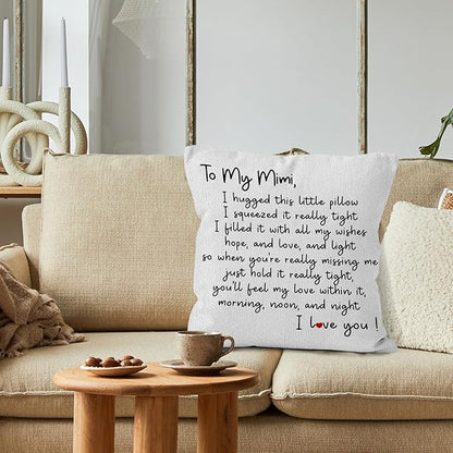 Mimi Gifts Throw Pillow Covers 18x18, Gifts - Image 3