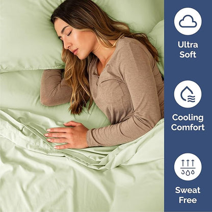 Queen Size 4 Piece Sheet Set - Image 4