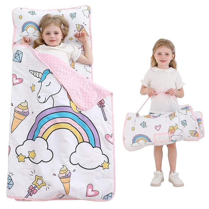 Viviland Toddler Kid Nap Mat for Preschool, Daycare Sleeping Bag by VIVILAND