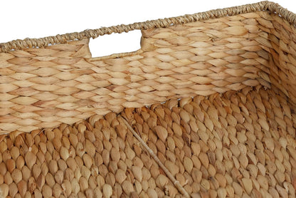 happimess holden under bed storage basket 30", natural showing dimensions