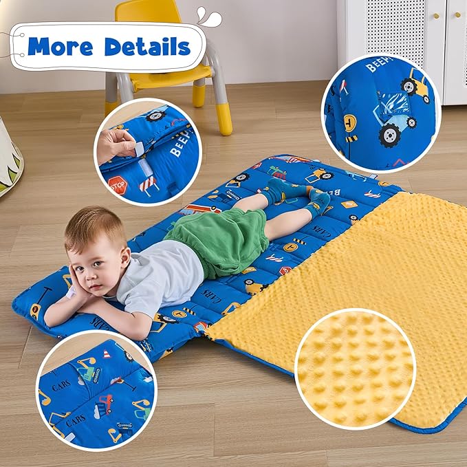 DJY Toddler Nap Mat, Kid Slumber Bag - Image 4