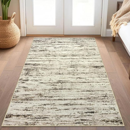 Modern Abstract Small Area Rug Indoor 3x5 Washable Rug Non-Slip Soft Entryway - Image 3