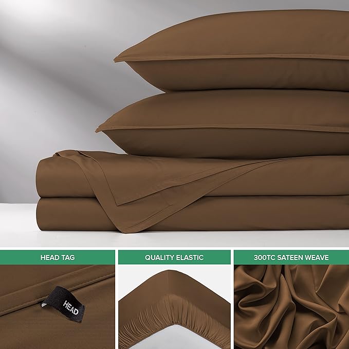 Pure Bamboo Full Sheets, Genuine 100% Organic Viscose Derived from Bamboo Bed - Image 6