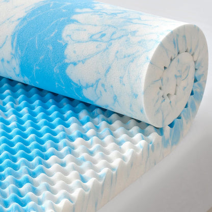 sinweek 2 inch egg crate memory foam mattress, main product view