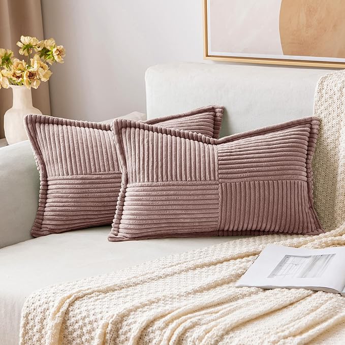 MIULEE Decorative Lumbar Throw Pillow Covers by MIULEE