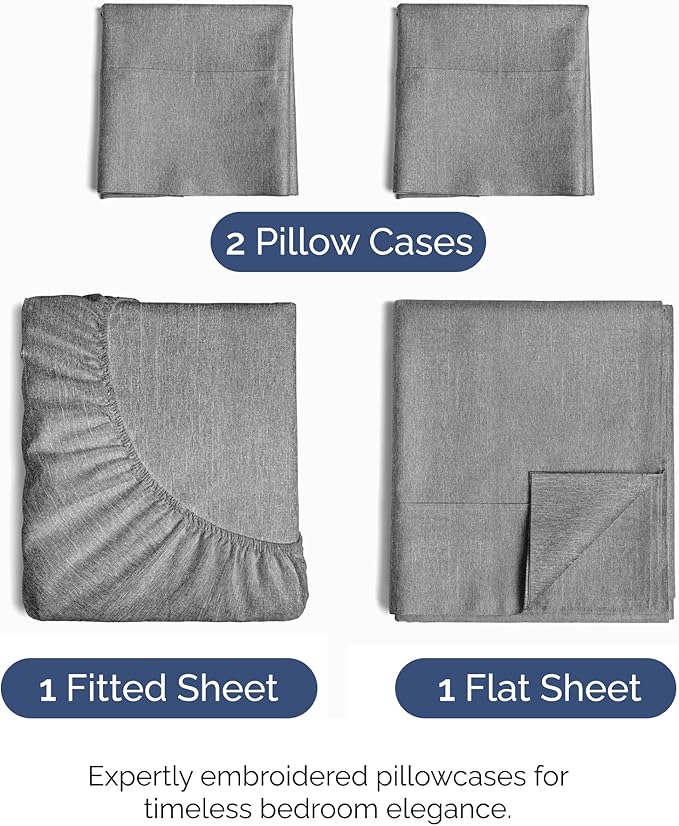 King Size 4 Piece Sheet Set - Image 2