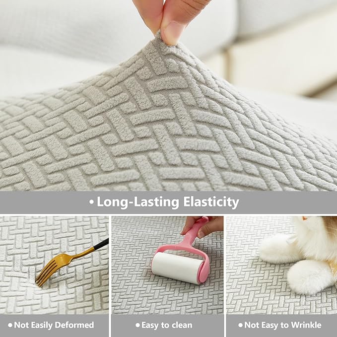 Throw Pillow Covers Couch Pillows Covers Wear-Resistant Universal Stretch - Image 5