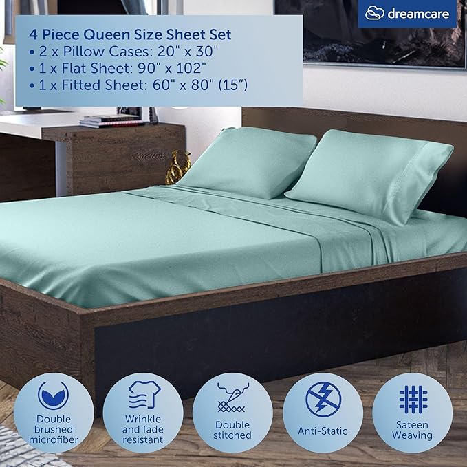 DREAMCARE Queen Size Sheets - Image 3