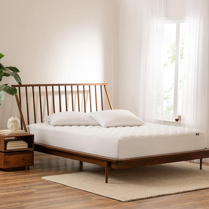serta power clean triple action waterproof mattress pad, main product view