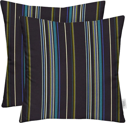 RSH DECOR: Sunbrella Square Throw Pillows Set of 2 | 24" x 24" | Water and by RSHDECOR
